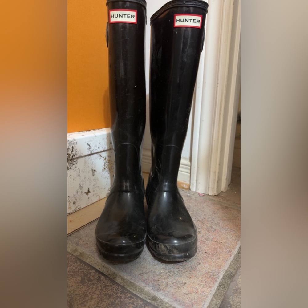 Hunter knew high rain boots